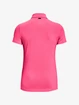 Under Armour  Zinger Short Sleeve Polo-PNK Női póló