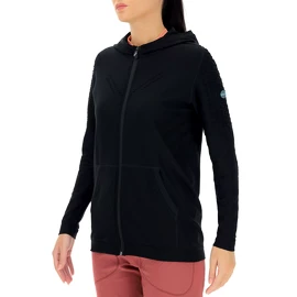 UYN Run Fit OW Hooded Full Zip Blackboard Női melegítőfelső