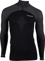 UYN  Running Alpha OW Shirt LS Zip Up black/grey Férfipóló S