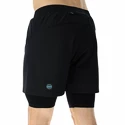 UYN  RUNNING EXCELERATION OW PERFORMANCE 2IN1 SHORT Black Férfirövidnadrág