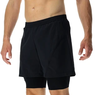 UYN  RUNNING EXCELERATION OW PERFORMANCE 2IN1 SHORT Black Férfirövidnadrág