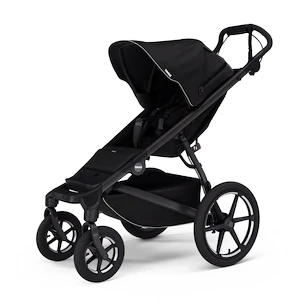 Városi babakocsi Thule Urban Glide 4-wheel Black + Mózeskosár Black SET 7in1