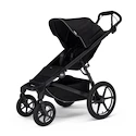 Városi babakocsi Thule Urban Glide 4-wheel Black + Mózeskosár Mid blue SET 4in1