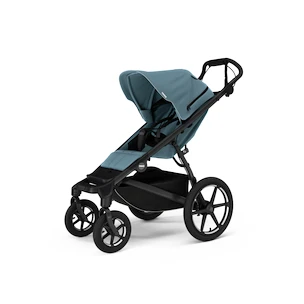 Városi babakocsi Thule Urban Glide 4-wheel Mid blue + Mózeskosár Mid blue SET 4in1