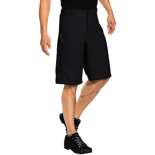 VAUDE  Ledro Shorts Black/black Kerékpáros rövidnadrág férfiaknak XL