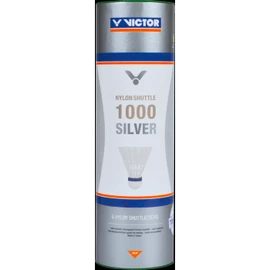 Victor Nylon Shuttle 1000 Silver - White 6 ks Tollaslabda