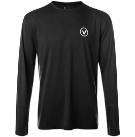 Virtus Joker Melange LS Tee Black Férfipóló