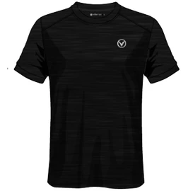 Virtus Opal Melange SS Logo Tee Black Férfipóló