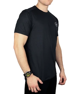 Virtus  Opal Melange SS Logo Tee Black Férfipóló S