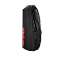 Wilson  Clash V3 3PK Racquet Bag Black/Infrared  Táska teniszütőhöz