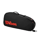 Wilson  Clash V3 3PK Racquet Bag Black/Infrared  Táska teniszütőhöz