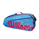 Wilson  Junior 3 Pack Blue/Orange  Gyermek teniszütő táska