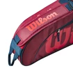 Wilson  Junior 3 Pack Red/Infrared  Gyermek teniszütő táska