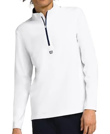 Wilson M Elevate Performance 1/2 Zip Bright White Férfi-melegítőfelső