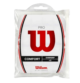 Wilson Pro Comfort Overgrip White (12 Pack) Felső nyélvédő overgrip