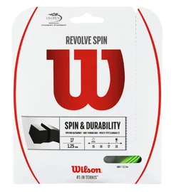 Wilson Revolve Spin Green 1.25 mm Teniszütő húrozása