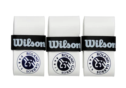 Wilson  Roland Garros 2024 Overgrips White/Blue  Felső nyélvédő overgrip