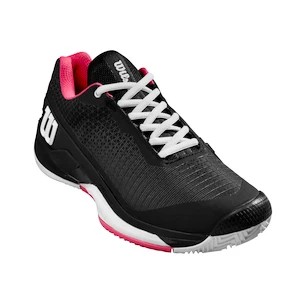 Wilson Rush Pro 4.0 W Clay Black/Hot Pink  Női teniszcipő