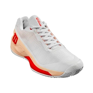 Wilson Rush Pro 4.0 W Clay White/Peach Parfait  Női teniszcipő EUR 41 1/3