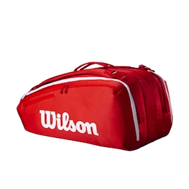 Wilson Super Tour Red 15PK 2025 Táska teniszütőhöz