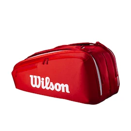 Wilson Super Tour Red 9PK 2025 Táska teniszütőhöz