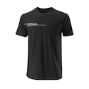 Wilson  Team II Tech Tee Black Férfipóló L