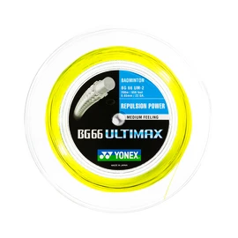 Yonex BG 66 Ultimax Yellow (0.65 mm) - 200 m Tollaslabdaháló