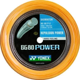 Yonex BG 80 Power Orange (0.68 mm) - 200m Tollaslabdaháló