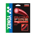 Yonex  Poly Tour Fire Red (12 m)  Teniszütő húrozása 1,20 mm